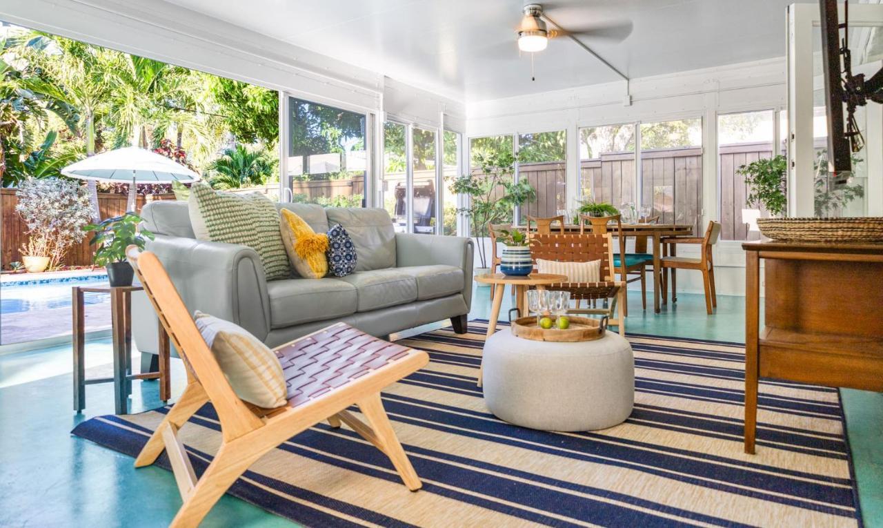 フォート・ローダーデール Casa Limon - Private Heated Pool Prime Location & Parkingヴィラ エクステリア 写真