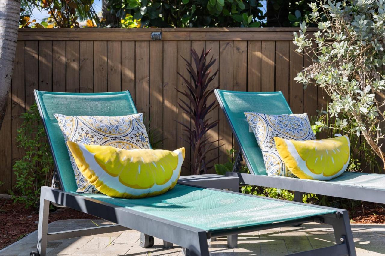 フォート・ローダーデール Casa Limon - Private Heated Pool Prime Location & Parkingヴィラ エクステリア 写真