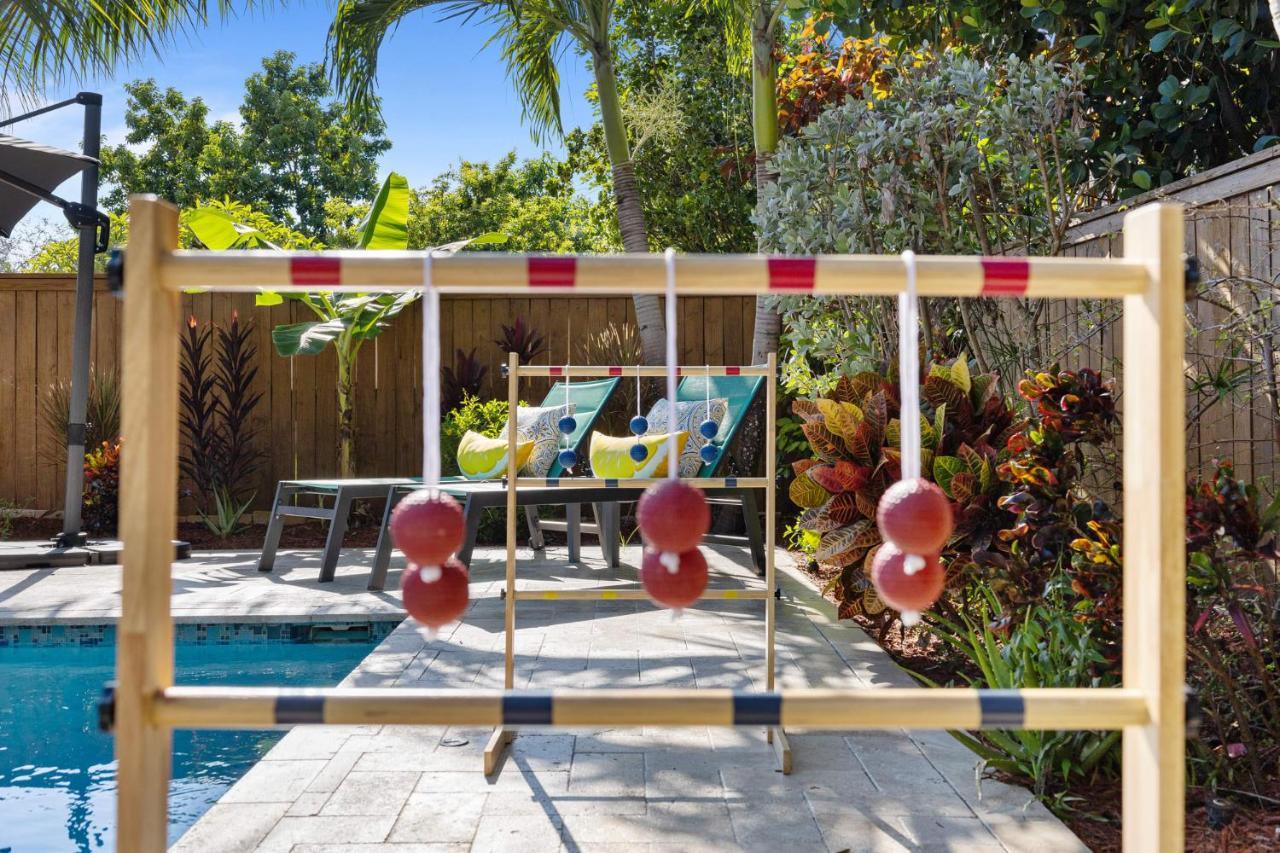 フォート・ローダーデール Casa Limon - Private Heated Pool Prime Location & Parkingヴィラ エクステリア 写真
